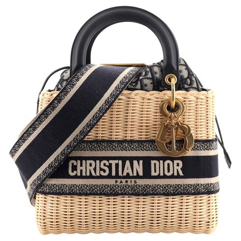 christian dior oblique bag|lady dior wicker bag.